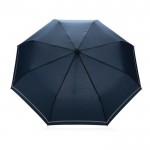 Guarda-chuva com faixa refletora para brindes cor azul-marinho segunda vista