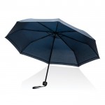 Guarda-chuva com faixa refletora para brindes cor azul-marinho quarta vista
