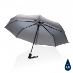 Guarda-chuva de abertura e fecho com botão cor cinzento-escuro