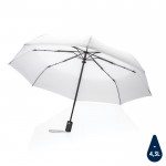 Guarda-chuva de abertura e fecho com botão cor branco