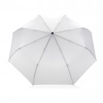 Guarda-chuva de abertura e fecho com botão cor branco segunda vista