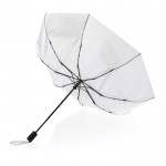 Guarda-chuva de abertura e fecho com botão cor branco terceira vista