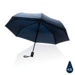 Guarda-chuva de abertura e fecho com botão cor azul-marinho