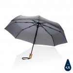 Guarda-chuva de fecho e abertura automáticos cor cinzento-escuro