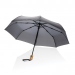Guarda-chuva de fecho e abertura automáticos cor cinzento-escuro sétima vista