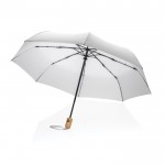 Guarda-chuva de fecho e abertura automáticos cor branco sétima vista