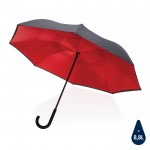 Guarda-chuva reversível abertura manual cor vermelho