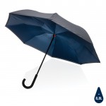 Guarda-chuva reversível abertura manual cor azul-marinho