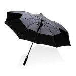 Guarda-chuva anti-tempestade de duas cores cor cinzento-escuro quinta vista
