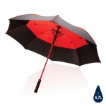 Guarda-chuva anti-tempestade de duas cores cor vermelho
