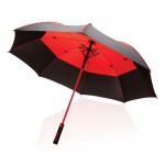 Guarda-chuva anti-tempestade de duas cores cor vermelho quinta vista