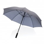 Guarda-chuva manual de grande tamanho cor cinzento-escuro quinta vista
