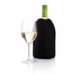 Manga refrigerar p. vinho personalizada logo cor preto