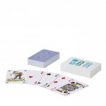 Baralho clássico com 54 cartas e 2 curingas em caixa de papel vista principal