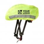 Capa para capacete de bici refletora vista principal