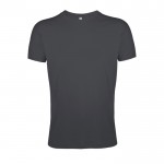 T-shirt com gola redonda para publicidade cor cinzento-escuro