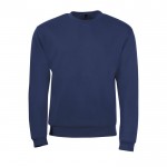 Sweatshirt em algodão e poliéster para brinde cor azul-marinho