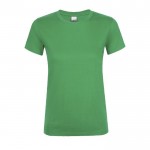 T-shirt de mulher em algodão para empresas cor verde