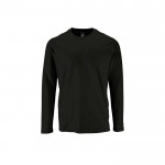 Camisola de manga comprida em 100% algodão 190 g/m2 SOL'S Imperial cor preto terceira vista
