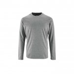 Camisola de manga comprida em 100% algodão 190 g/m2 SOL'S Imperial cor cinzento-claro