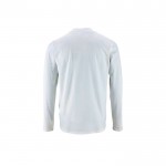 Camisola de manga comprida em 100% algodão 190 g/m2 SOL'S Imperial cor branco vista traseira