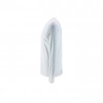 Camisola de manga comprida em 100% algodão 190 g/m2 SOL'S Imperial cor branco vista lateral