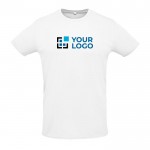 T-shirt unissexo para brindes corporativos vista principal