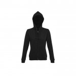 Sweatshirt de algodão e poliéster para mulher 280 g/m2 SOL'S Spike cor preto