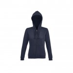 Sweatshirt de algodão e poliéster para mulher 280 g/m2 SOL'S Spike cor azul-marinho