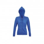 Sweatshirt de algodão e poliéster para mulher 280 g/m2 SOL'S Spike cor azul real terceira vista