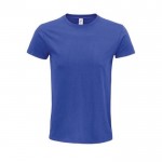 T-shirt sustentável para oferecer a clientes cor azul real