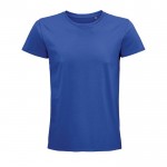T-shirts sustentáveis com logo para oferecer cor azul real