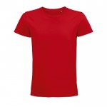 T-shirts sustentáveis com logo para oferecer cor vermelho