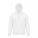 Sweatshirt eco com capuz 280 g/m2 cor branco