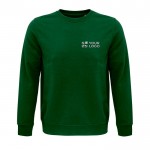 Sweatshirt com logo sustentável 280 g/m2 vista principal