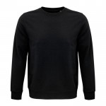 Sweatshirt com logo sustentável 280 g/m2 cor preto