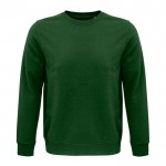 Sweatshirt com logo sustentável 280 g/m2 cor verde-escuro