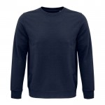 Sweatshirt com logo sustentável 280 g/m2 cor azul-marinho