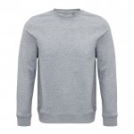 Sweatshirt com logo sustentável 280 g/m2 cor cinzento mesclado