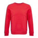 Sweatshirt com logo sustentável 280 g/m2 cor vermelho