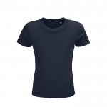 T-shirt de tamanho infantil com logo da marca cor azul-marinho