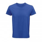 T-shirt ecológica para brindes corporativos cor azul real