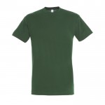 T-shirt básica personalizável para brindes cor verde-escuro