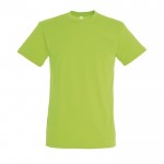 T-shirt básica personalizável para brindes cor verde-lima