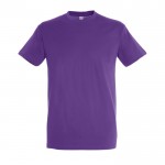T-shirt básica personalizável para brindes cor roxo