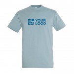 T-shirt básica para estampar com o logotipo vista principal