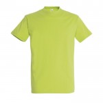 T-shirt básica para estampar com o logotipo cor verde-claro
