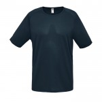 T-shirts desportivas para personalização cor azul petróleo