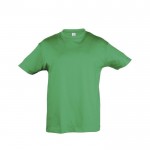 T-shirts básicas infantis para personalizar cor verde