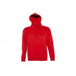 Sweatshirt de lã grossa com capuz 320 g/m2 SOL'S Slam cor vermelho quinta vista